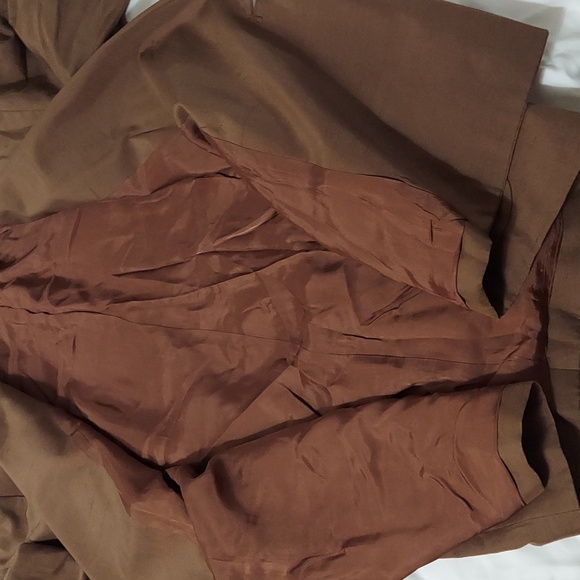 Ellen Tracy Chocolate Brown Pantsuit - Picture 9 of 12